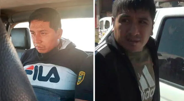 José Miguel Palomino Campos (29) y Edwin Víctor Yupanqui Alanoca (32) son los hombres que vienen siendo investigados en la Fiscalía por el presunto delito de robo agravado.