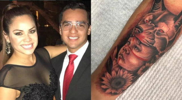 Juan Víctor Sánchez sorprendió al lucir un nuevo tatuaje de su pequeña Lara, fruto de su relación con Andrea San Martín.