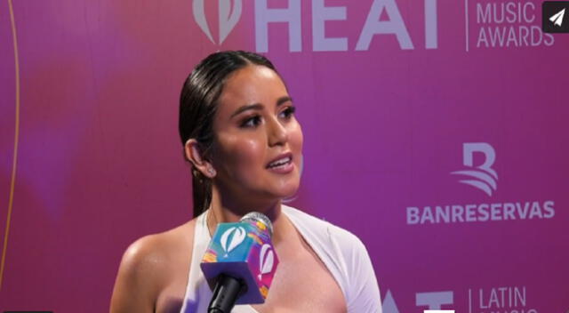 Amy Gutiérrez viajó a Punta Cana para ser presentadora de los 'Premios Heat'