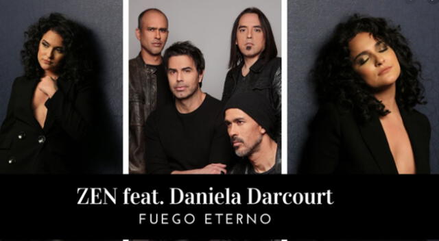 Daniela Darcourt incursiona con una balada rock junto a la banda Zen