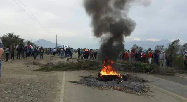 Protesta en Chiclayo.