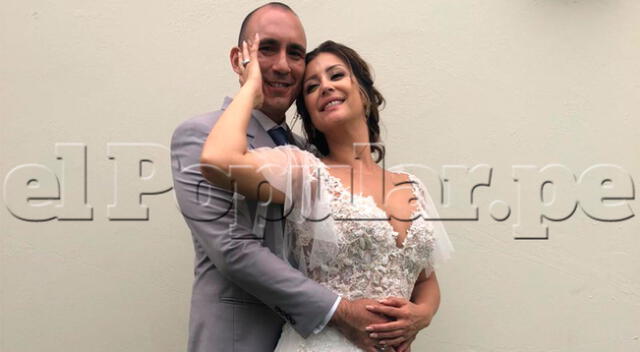 Karla Tarazona expresa su felicidad tras casarse con el empresario Rafael Fernández.