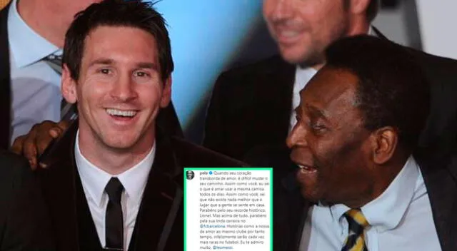 Pelé fue igualado por Messi con 643 goles.
