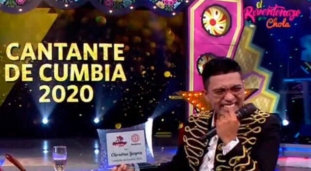 Christian Yaipén es el 'Mejor Cantante de cumbia del 2020'.