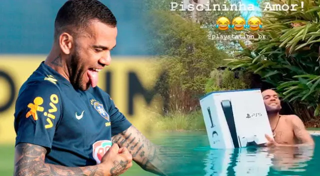 Dani Alves ahora jugará en PlayStation 5.