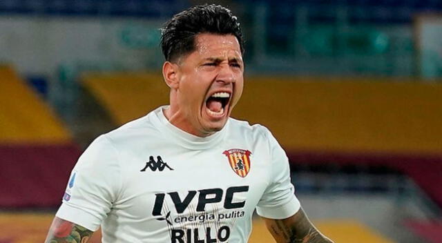 Lapadula participó de la victoria del Benevento.