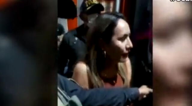 Una de las intervenidas no portaba mascarilla y se mostró prepotente frente a la autoridad policial.