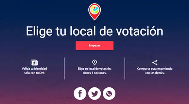 “Elige tu local de votación” es el nombre de la plataforma de la ONPE para cambiar tu local de votación para las Elecciones 2021.