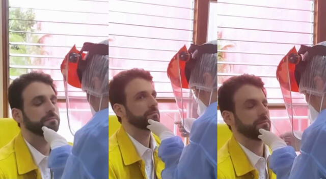 Rodrigo González compartió con sus seguidores la experiencia de someterse al hisopado, y terminó estornudando tras el procedimiento.