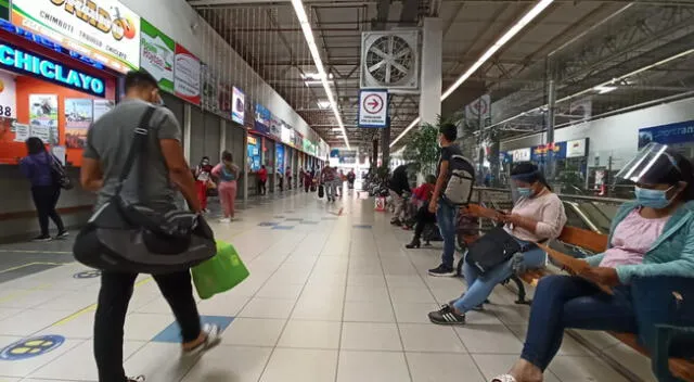 Así luce el terminal de Plaza Norte a pocas horas de Nochebuena.