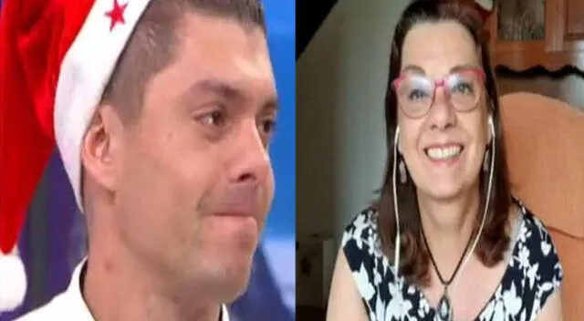 El uruguayo Ignacio Baladán se conmovió hasta las lágrimas al recibir una sorpresa de su madre, con quien no podrá recibir la Nochebuena.