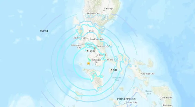 Sismo en Filipinas no generó alerta de tsunami.