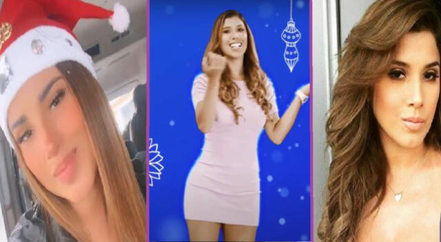 Yahaira Plasencia celebra la Navidad junto a sus seres queridos.