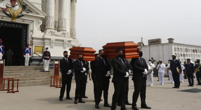 Los restos del Marques de Torre Tagle y su esposa Mariana Echevarria fueron exhumados del Cementerio Presbítero Maestro.