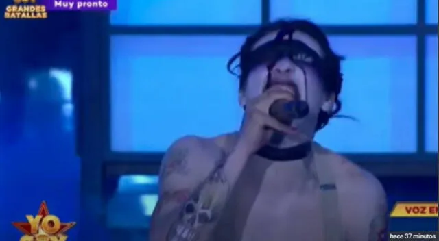 Yo Soy: Marilyn Manson sorprende al jurado con ‘Sweet Dreams’ y se llevó todos los aplausos