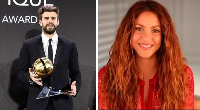 Shakira se emociona por reconocimiento de su pareja Gerard Piqué.