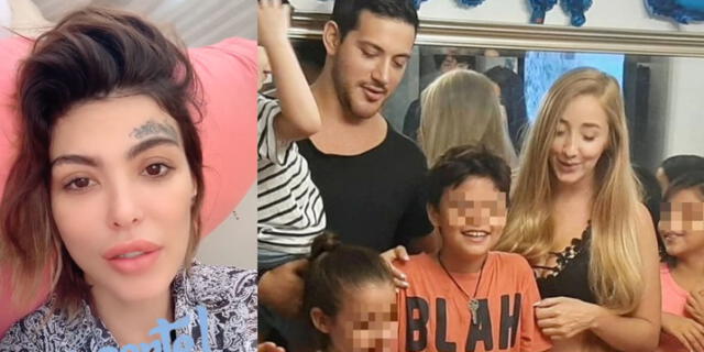 Angie Jibaja compartió en redes sociales cómo se siente después que sus hijos pasaran las fiestas junto a Jean Paul Santa María y Romina Gachoy.
