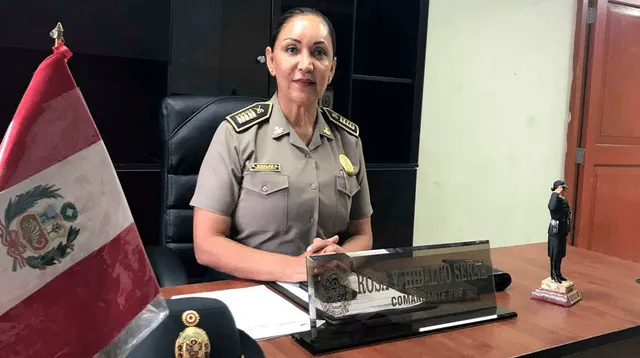 Rosa Yuli Hidalgo Serna se desarrolla como jefa de la Comisaría Sectorial Huarmey desde 2019