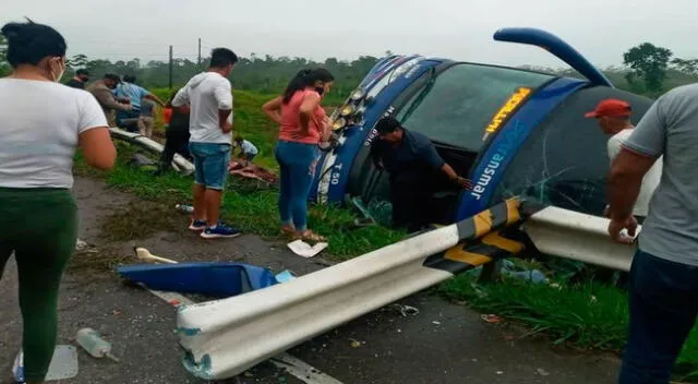 El accidente dejó 3 muertos y más de quince heridos.