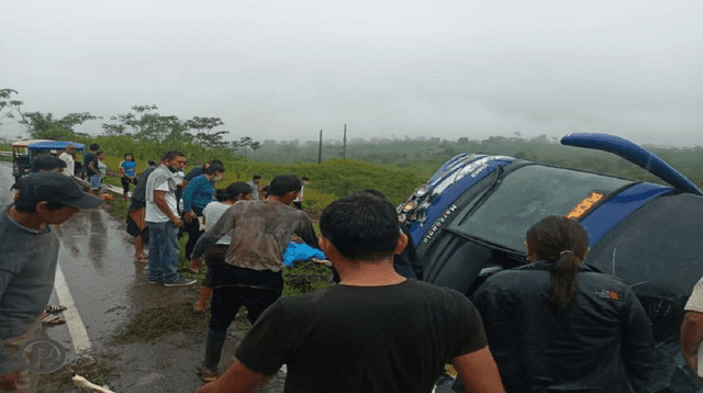 Un bus se despistó en la carretera Federico Basadre, en Ucayali.