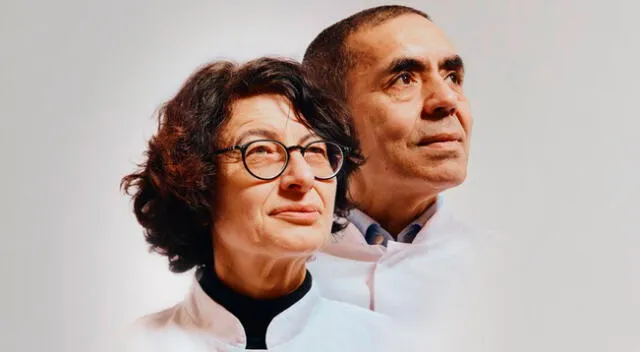 Los fundadores de la farmacéutica BioNTech: Özlem Türeci y Ugur Sahin.