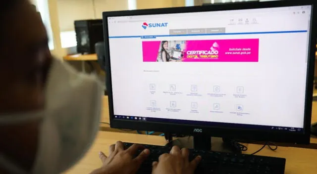 Sunat habilitó su plataforma virtual para hacer consultas, transacciones y trámites durante el estado de emergencia.