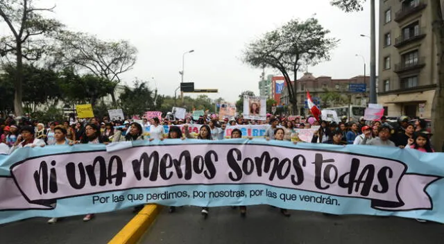 Marcha contra la violencia de género.