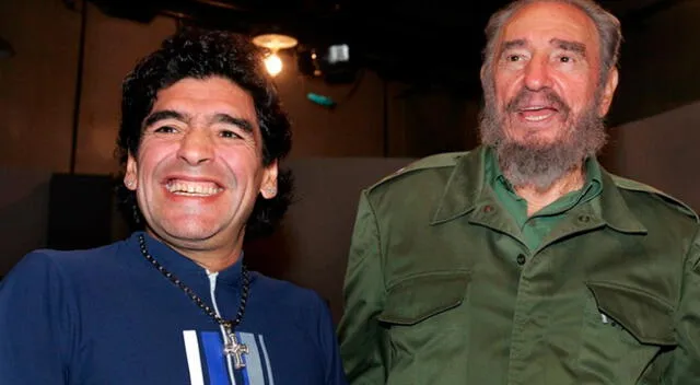 Maradona y Castro eran amigos.