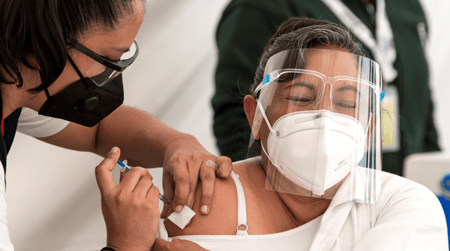La titular del Ministerio de Salud, Pilar Mazzetti, anunció que la dosis servirá para inmunizar al 20 % del total de la población peruana.