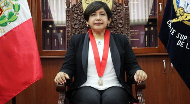 La jueza superior, Carmen María López Vásquez asumió a la presidencia de la Corte de Lima
