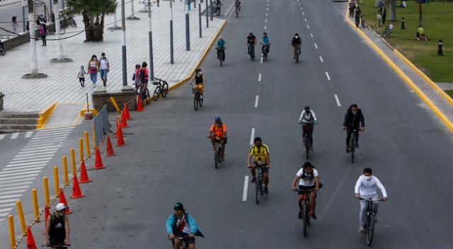 'Domingo sin autos' se mantendrá y que la restricción de autos en esta vía, desde san Miguel hasta Chorrillos, será desde 5 de la mañana hasta las 12:30 de la tarde para la recreación de las personas.