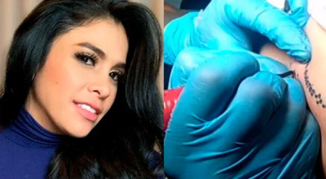 Admiradora de Maricarmen Marín no dudó en tatuarse el nombre de la cantante.