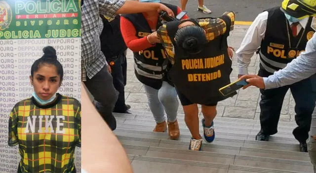 La mujer que tiene denuncias por robo cuando llega a Dirincri.