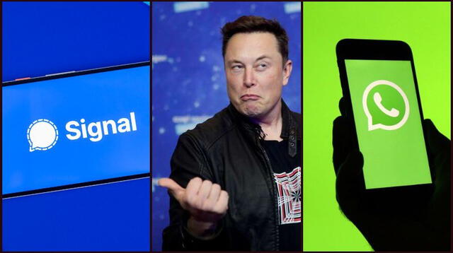 Elon Musk le dice a sus seguidores que usen la aplicación de mensajería Signal.