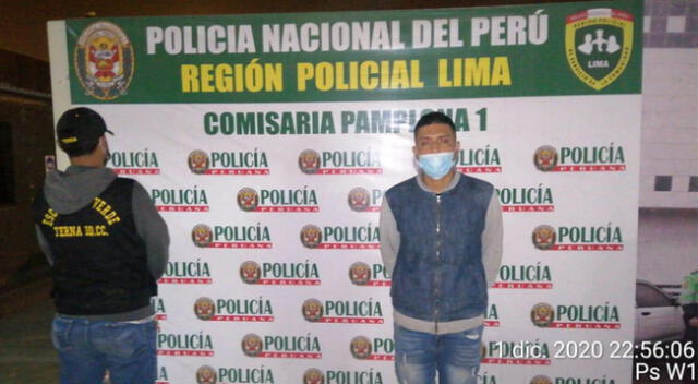 PNP captura a delincuente en SJM.