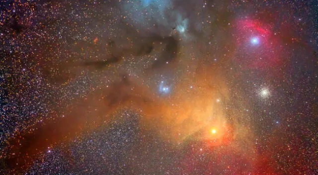 Estrella Antares, la más brillante de la constelación de Escorpio.