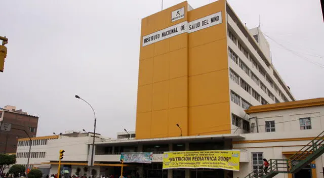 Fachada del Hospital del Niño de Breña en la Av. Brasil.