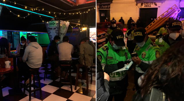 Intervención en discotecas clandestinas de Cusco.