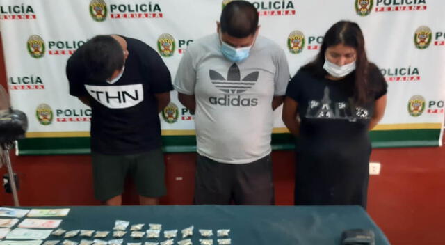 Los tres detenidos responden al nombre de Renato Raúl Pozo Urquiaga, Francisco Jesús Luna Febres y Diana Carolina Pozo Urquiaga.