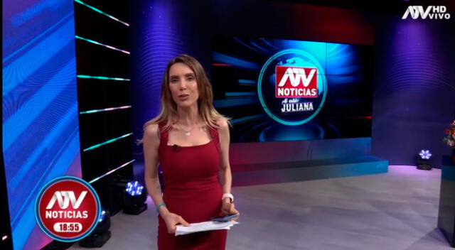Juliana Oxenford regresó a su programa en ATV.