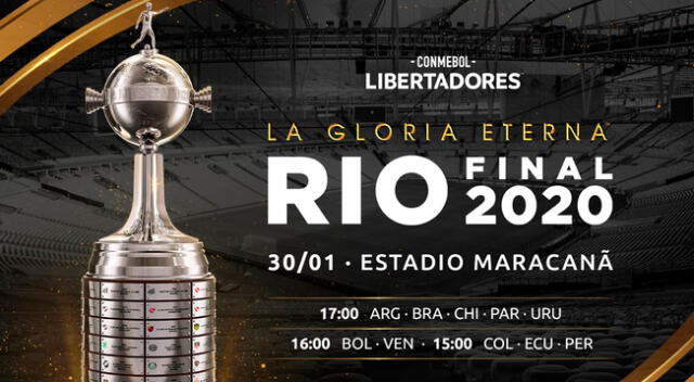 La final de la Copa Libertadores 2020 será en Brasil.
