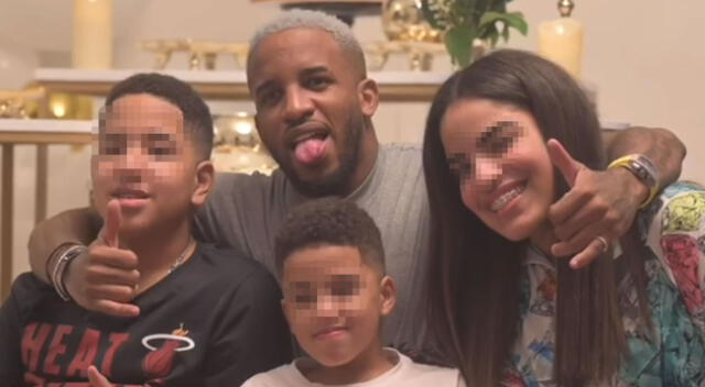 Jefferson Farfán disfruta de su fin de semana junto a sus hijos mayores.