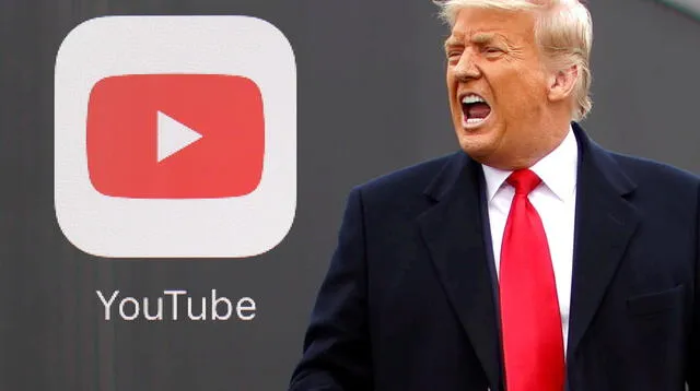 YouTube suspende el canal de Trump y borra un video por "incitación a a violencia".