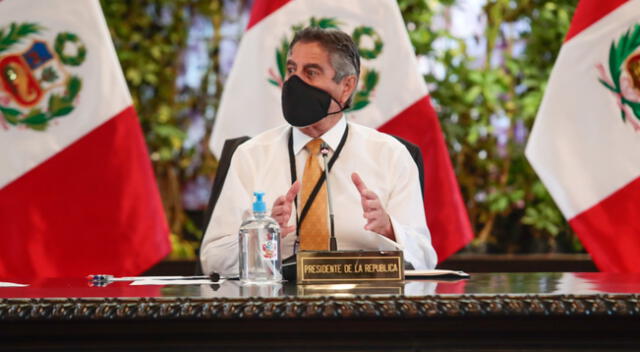 Presidente Francisco Sagasti anuncia nuevas medidas y acciones frente a la pandemia del coronavirus.