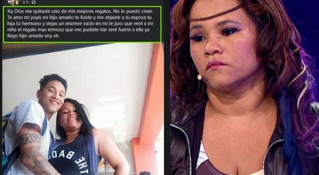 Yessenia Villanueva, hija del cómico Melcochita, le hizo una conmovedora promesa a su hijo fallecido hace unas horas.