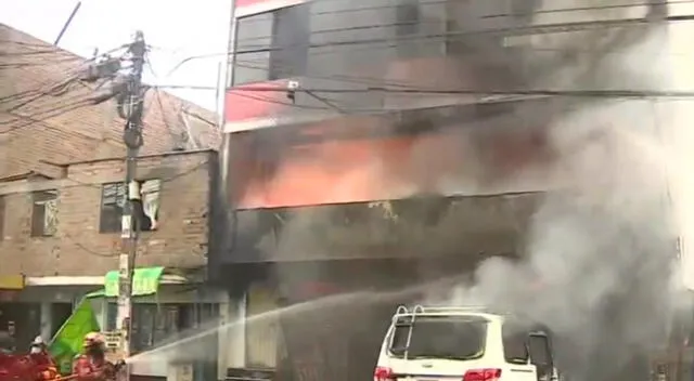 Incendio en Santa Anita.