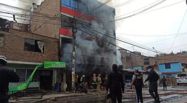 Incendio en Santa Anita.