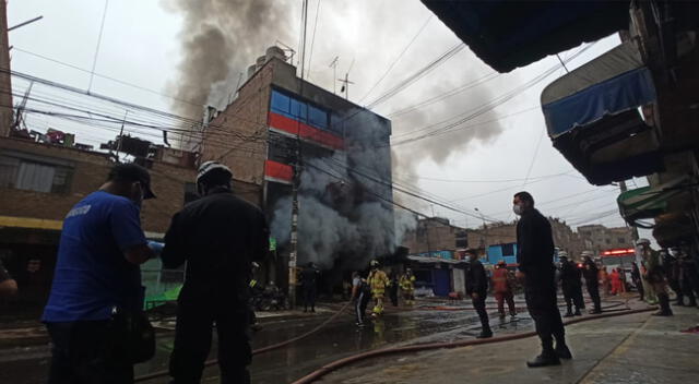 Incendio en Santa Anita.