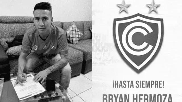 Cienciano lamenta el fallecimiento de Bryan Hermoza en accidente vehicular