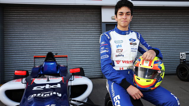 Matias Zagazeta tuvo bien en su debut en la Fórmula 4 UAE